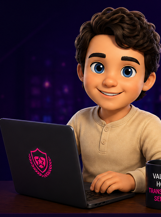 Avatar 3D do Gui, guia virtual da Academia dos Validadores